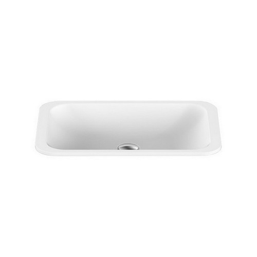 Hope Inset Vanity Basin 495mm x 255mm x 120mm Matte White [127536]