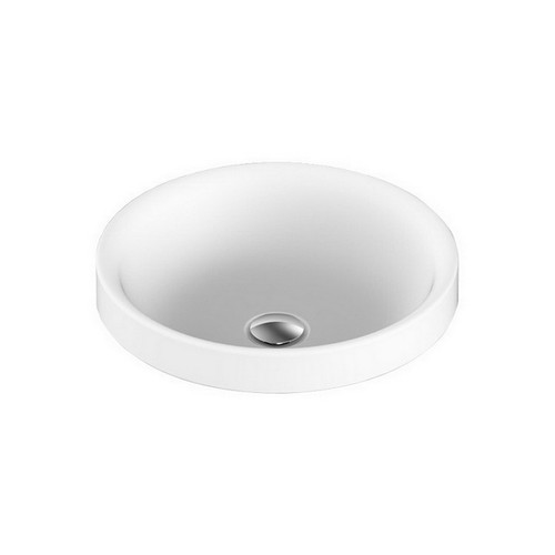Respect True Justice Semi-Inset Basin 400mm x 400mm x 125mm Gloss White [169976]
