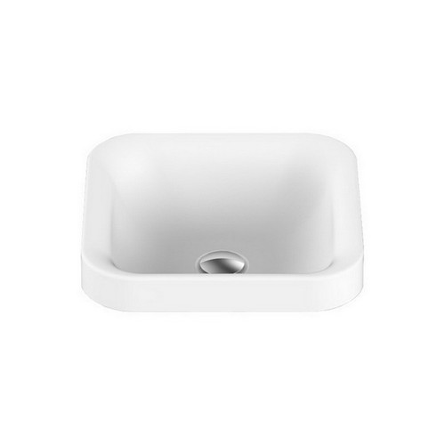 Truth Semi-Inset Basin 370mm x 370mm x 125mm Gloss White [169979]