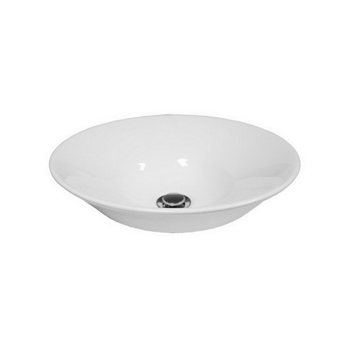 Venus Above Counter Semi-Inset Basin 410mm x 410mm x 160mm Gloss White [169981]