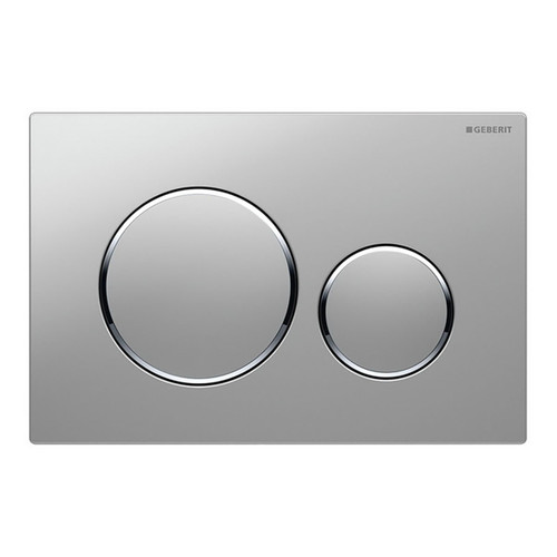 Geberit Sigma 20 Round Button Dual Flush Plate Matte Chrome [191452]