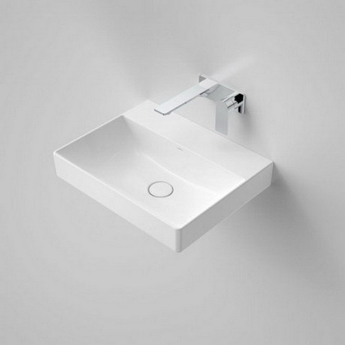 Urbane II Wall Basin 500mm x 400mm x 187mm No Overflow White 0 Tap Holes [195985]