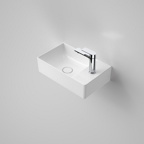Urbane II Hand Wall Basin 460mm x 280mm x 172mm No Overflow White 1 Tap Hole [195991]