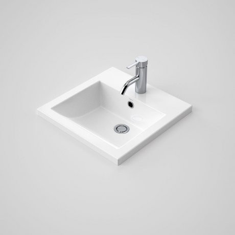Basin Liano Vanity 415mm x 415mm White 1TH [073440]