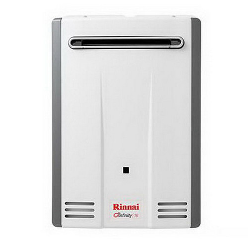 Infinity 16L Continuous Flow Gas Water Heater NG External 50deg Preset [078890]