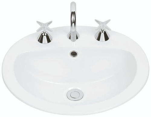 Stylus Venecia Vanity Basin - 3 Tap Hole [056996]