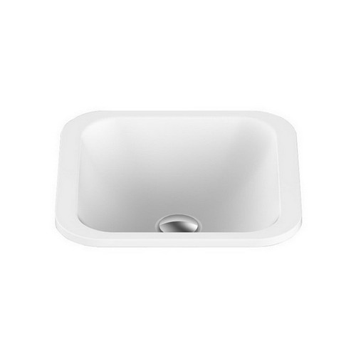 Basin Honour Inset Vanity 365mm x 365mm x 125mm Matte White [127535]