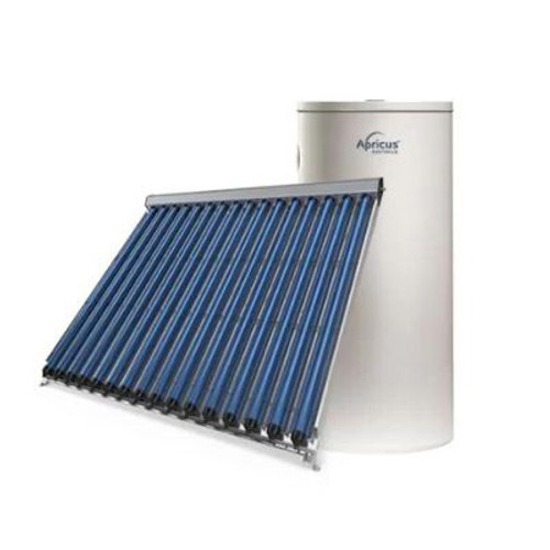 Solar Hot Water with Electric Booster 30 Tube Collectors with 400 Middle Element GL Tank [150487]