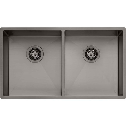 Spectra Double Bowl Gunmetal Sink 780mm Gunmetal NTH [152551]