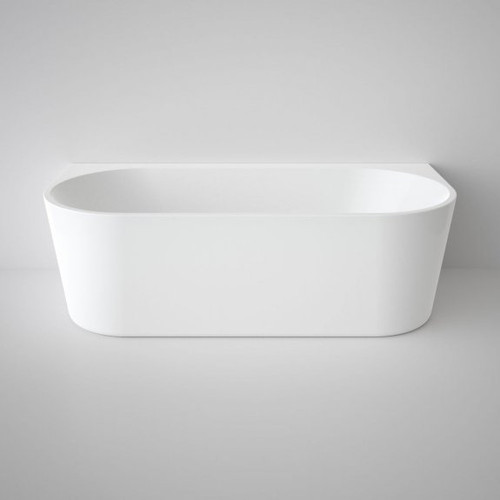 Urbane II Back-to-Wall Freestanding Bath 1800mm White [153082]