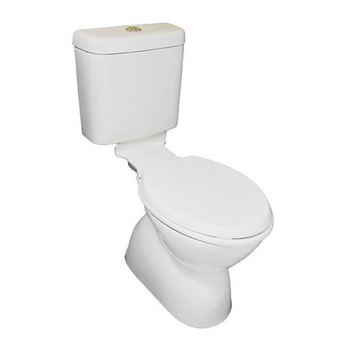 Deluxe SNV Vitreous China w/Link & Seat White 4Star [152962]