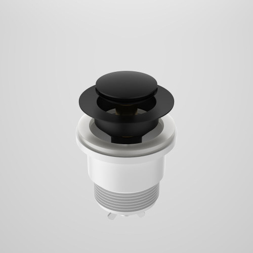 Urbane ll Bath Pop-Up Plug & Waste 68mm x 55mm x 68mm Matte Black [195957]