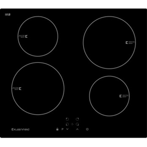 60cm Induction Cooktop with Four Zones Black Glass [253963]