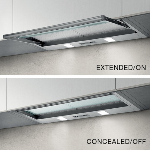 60cm Concealed Slideout Rangehood Stainless Steel [253985]