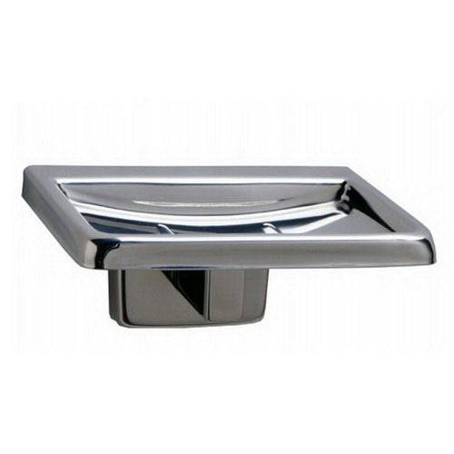 Soap Dish with Drain Holes Bright Polished Stainless Steel [254251]