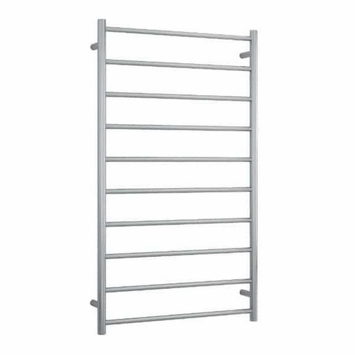Thermogroup Thermorail Round Heated Towel Ladder 158W 700 x 1200mm Brushed Stainless Steel [254387]