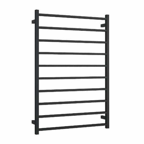 Thermogroup Thermorail Square Heated Towel Ladder 217W 800 x 1160mm 10 Bar Matt Black [254389]