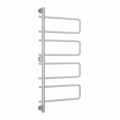 Thermorail Heated Towel Rail Swivel 8Bar 88W 570mm x 1260mm x 99mm Stainless Steel [254394]