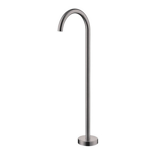 Kaya Floor Mount Push Fit Bath Outlet PVD Gun Metal [202168]