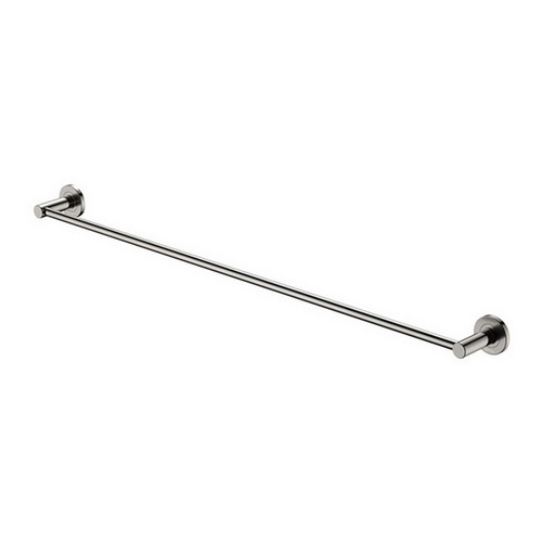 Kaya 900mm Single Towel Rail Brushed Nickel [201959]