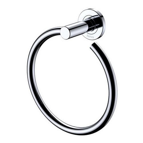 Kaya Hand Towel Ring Polished Chrome [201963]