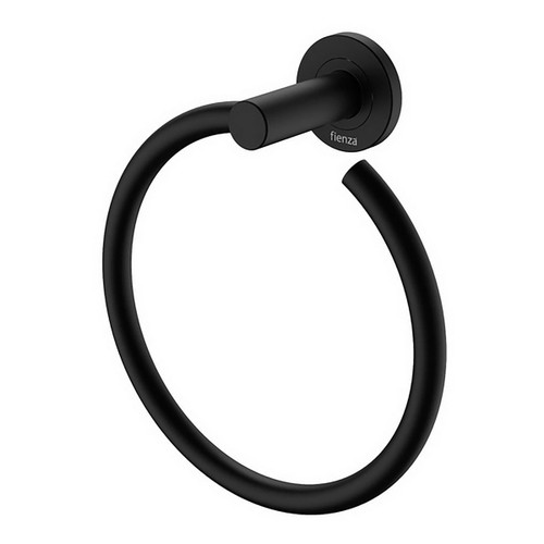 Kaya Hand Towel Ring Matte Black [201966]