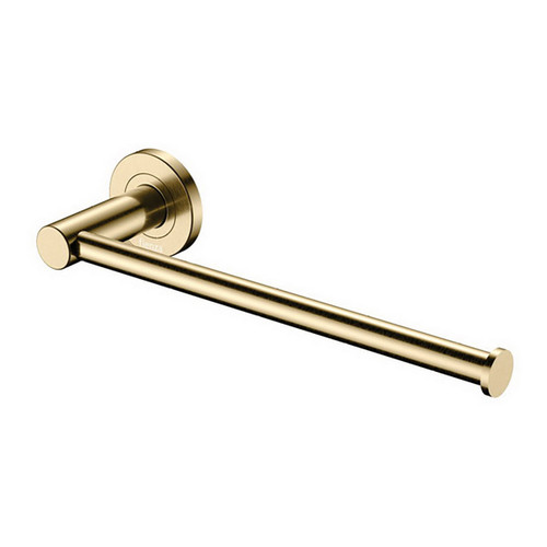 Kaya Hand Towel Rail/Toilet Roll Holder Urban Brass [201982]