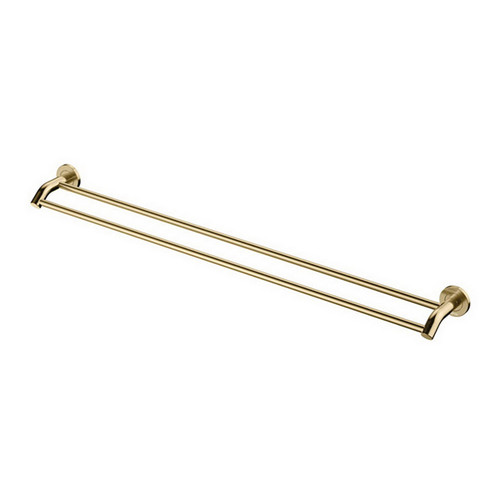 Kaya Double Towel Rail 900mm Urban Brass [201998]