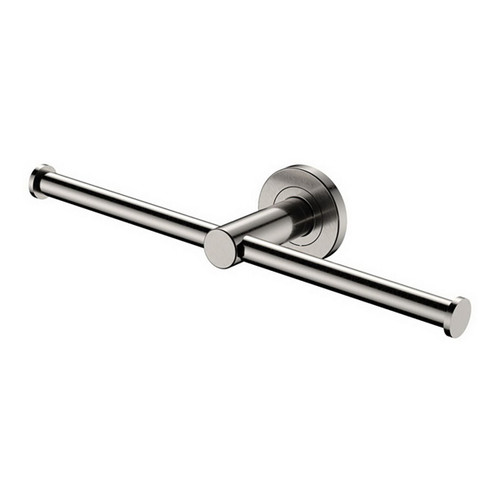 Kaya Double Roll Holder Brushed Nickel [202000]