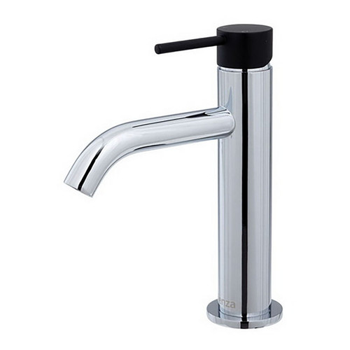 Kaya Basin Mixer Polished Chrome with Matte Black [201656]