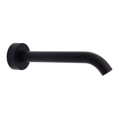 Kaya Wall Push Fit Basin/Bath Spout Matte Black 180mm Outlet [201784]