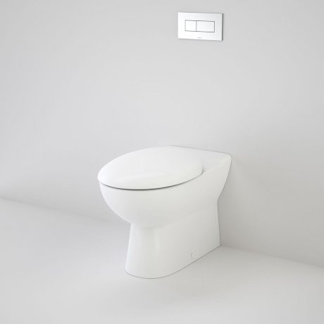 Leda Wall Faced Invisi Series II® Toilet Suite White 4Star [111416]