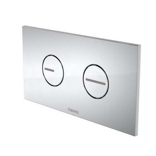 Invisi Series II® Round Dual Flush Plate & Buttons (Plastic) Chrome [111404]
