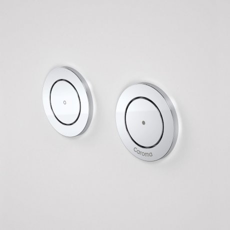 Invisi Series II® Round Dual Flush Remote Buttons (Plastic) Chrome [111407]