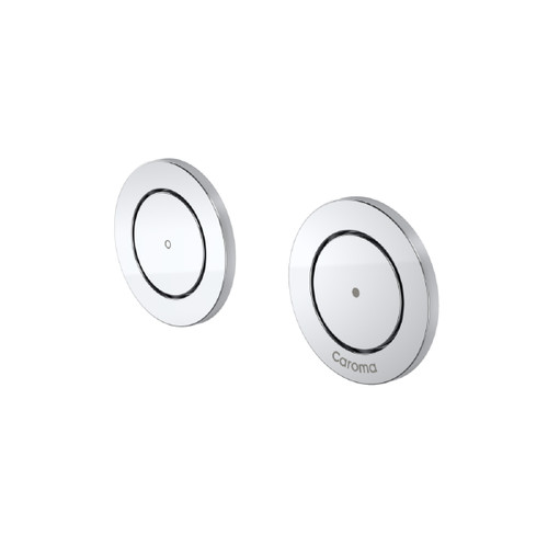Invisi Series II® Round Dual Flush Remote Buttons (Plastic) Chrome [111407]