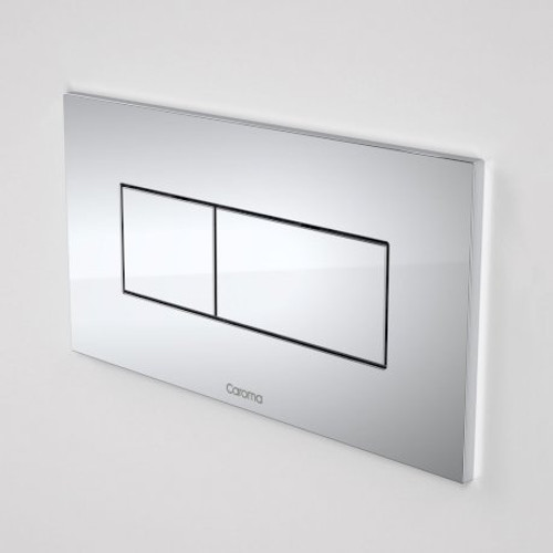 Invisi Series II® Rectangular Dual Flush Plate & Buttons (Metal) Chrome [111409]