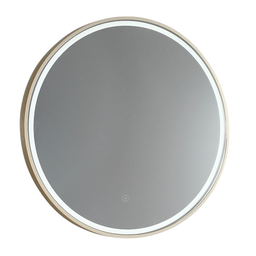 Sphere 800 LED Lighting Mirror Brushed Brass Aluminium Frame [255086]