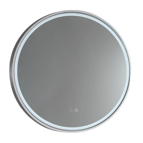 Sphere 800 LED Lighting Mirror with Demister Gunmetal Aluminium Frame [255105]