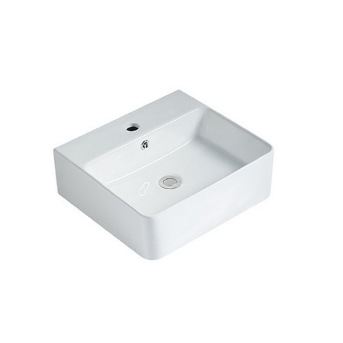 Aria 460mm Above Counter Basin 5.2L Vitreous China High Gloss White 1 Tap Hole [254415]