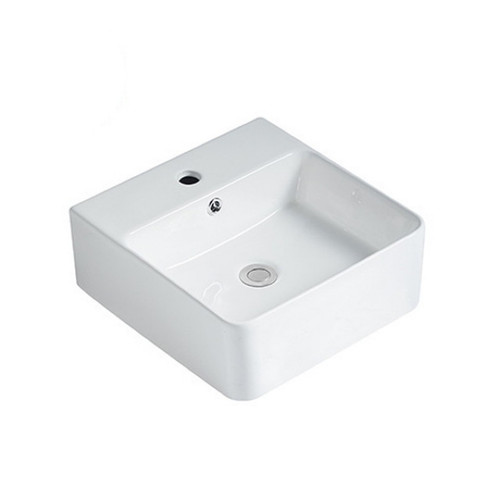 Aria 400mm Above Counter Basin 4.5L Vitreous China High Gloss White 1 Tap Hole [254416]