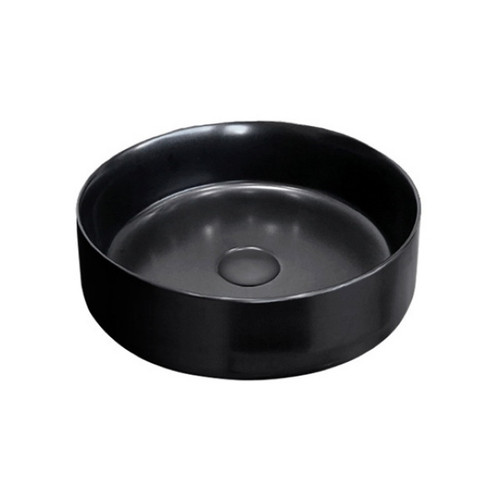 Florencia 360mm Above Counter Basin 7L Vitreous China Matte Black No Tap Hole [254428]