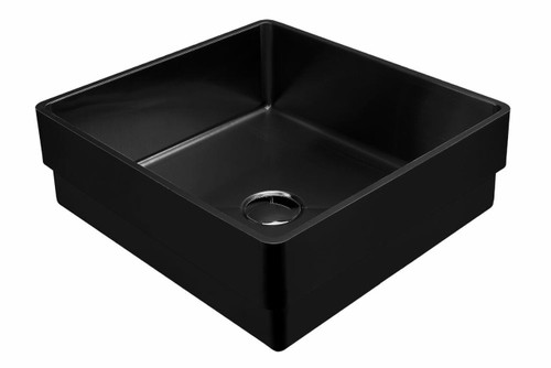 Basin milan inset rectangle mi50bk blk [255139]