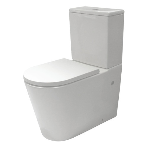 Edge II Rimless Back-to-Wall Edge Suite w/Standard Seat White 4Star [202493]