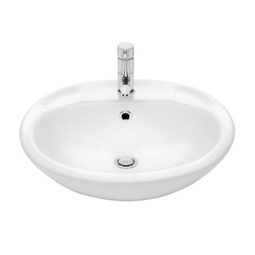 Stylus Symphony Semi-Recessed Vanity Basin - 3 Tap Hole (Image is for 1 Tap Hole instead of 3 Tap Hole) [116382]