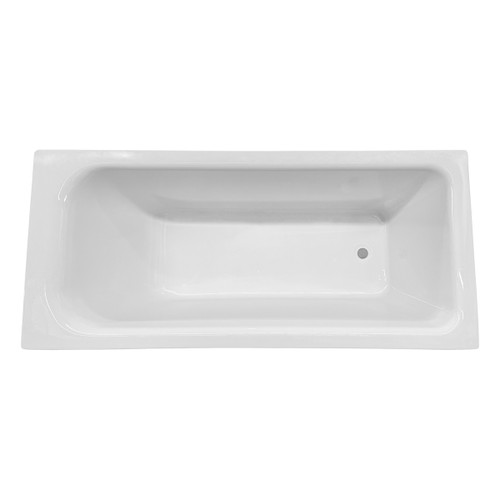Sigma Island Bath 1675mm End Waste White [182539]