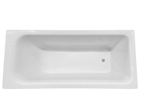 Sigma Island Bath 1675mm End Waste White [182539]