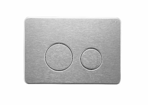 Stainless Steel Round Brush Nickle Flush Plate Suite For R&T Inwall Cistern [203088]