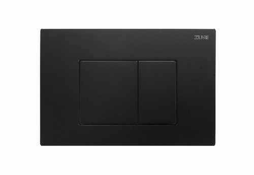 Square ABS Matt Black Flush Plate [203092]