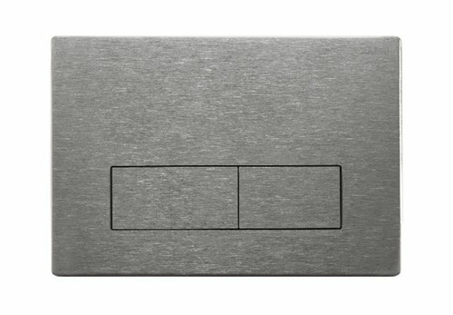 Stainless Steel Square Brushed Nickle Flush Plate Suite For R&T Inwall Cistern [203094]