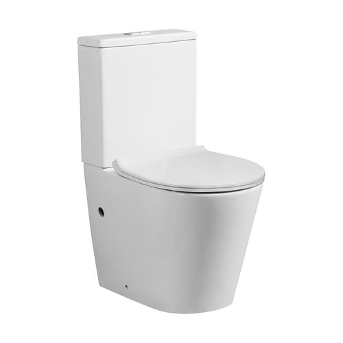 Fabrino Rimless Universal Back-to-Wall Toilet Suite White 4Star [254268]